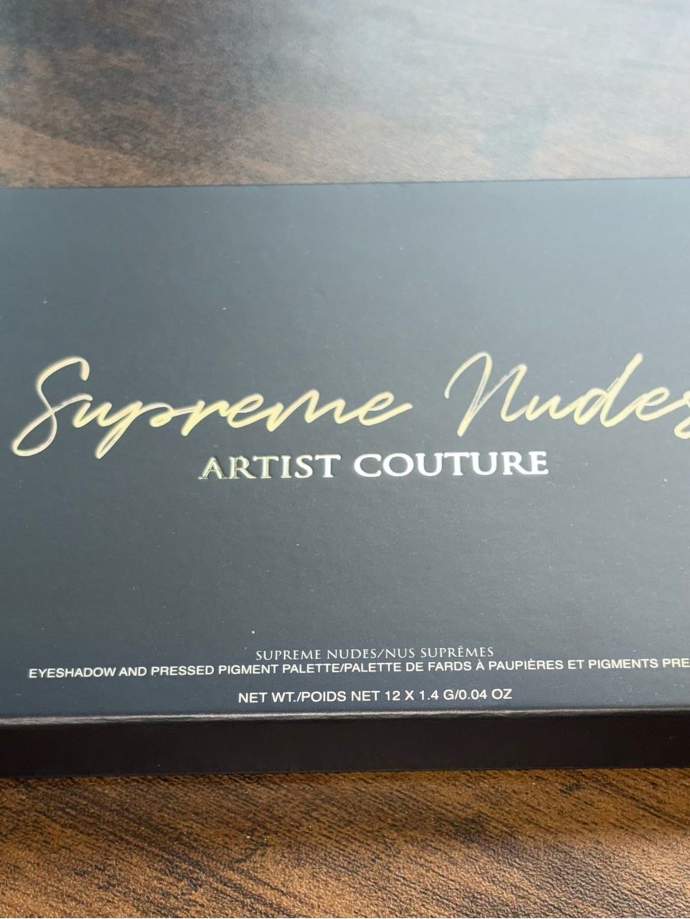 Artist Couture Supreme Nudes Palette - Black & Gold Lettering